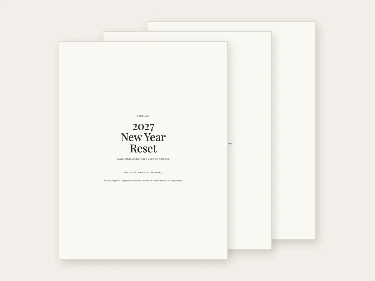 Pages from the 2027 Fresh Start Bundle
